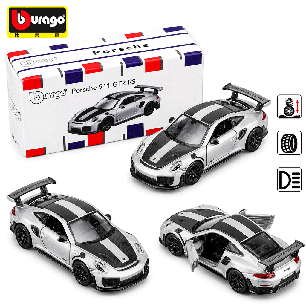 Bburago 1:64 Porsche 911 GT2 RS (Blue)
