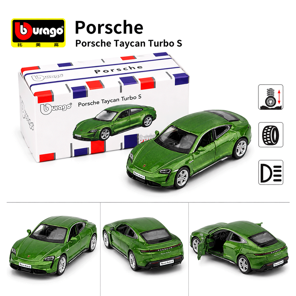 Bburago 1:64 Porsche Taycan Turbo S