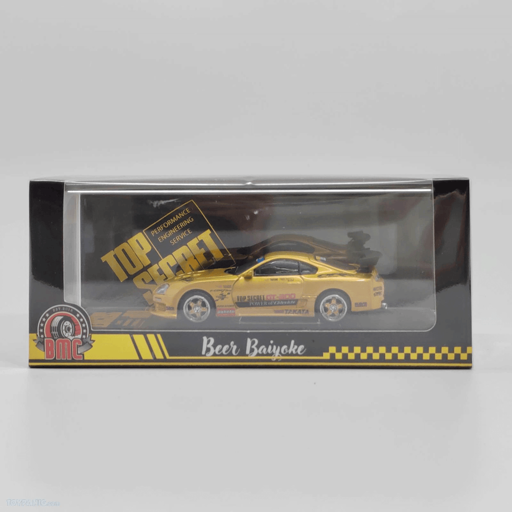 BMC 1:64 Toyota Supra (JZA80) X Top Secret - Gold