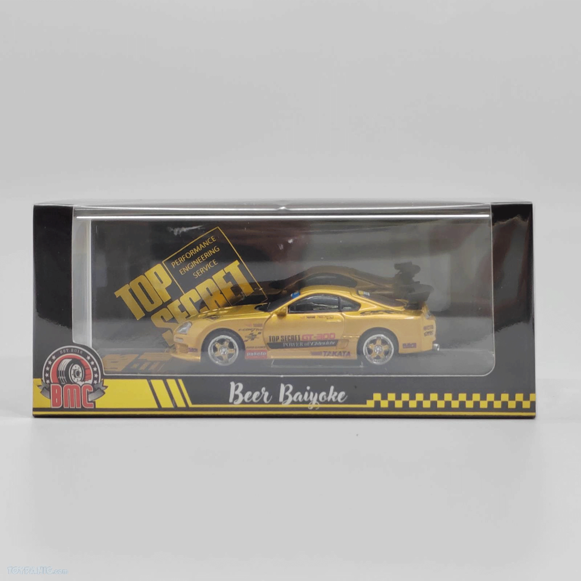 BMC 1:64 Toyota Supra (JZA80) X Top Secret - Gold