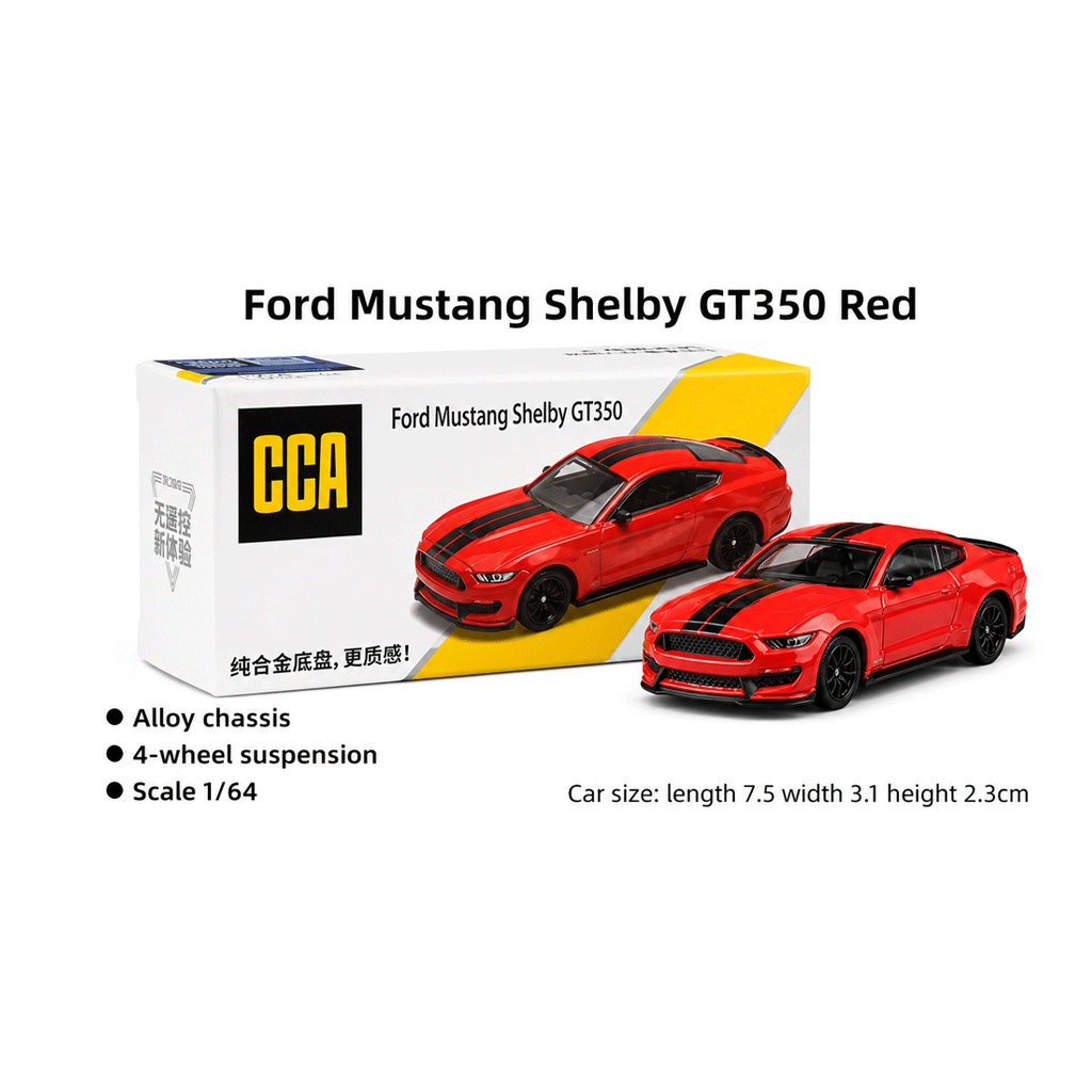 1:64 CCA Ford Mustang Shelby GT350 Red