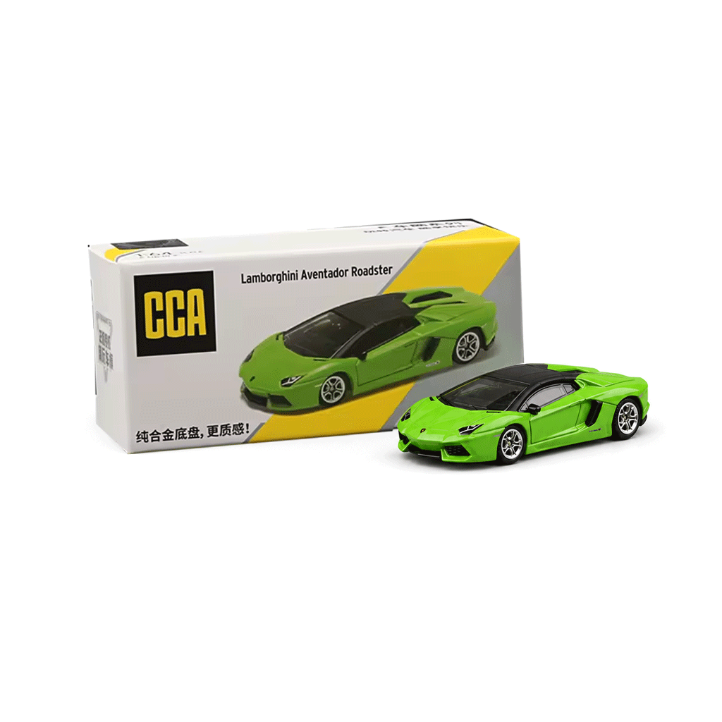 1:64 CCA Lamborghini Aventador Roadster Green