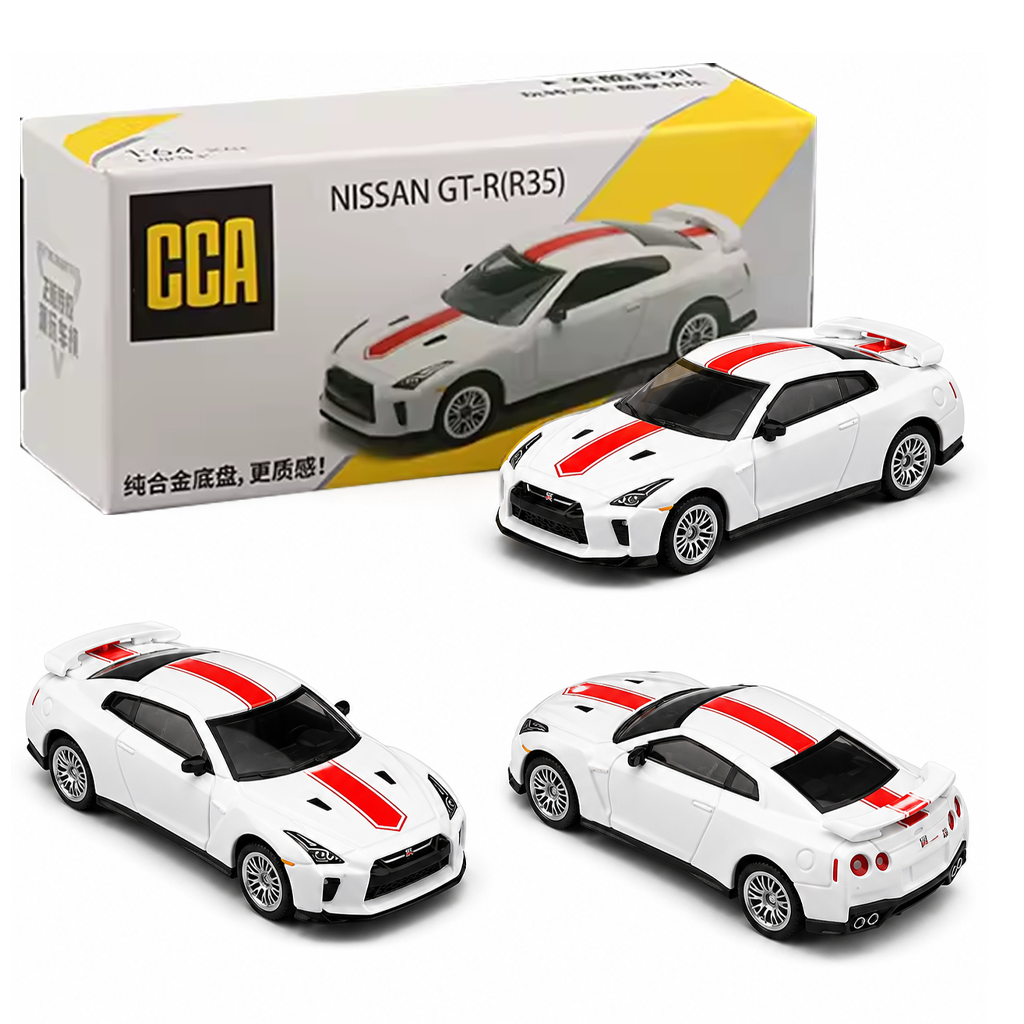 1:64 CCA Nissan GT-R (R35) White