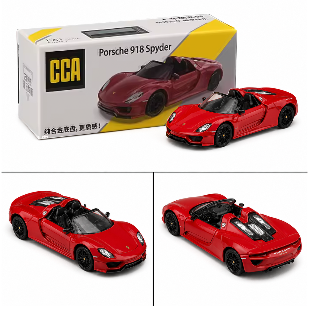 1:64 CCA Porsche 918 Spyder Red