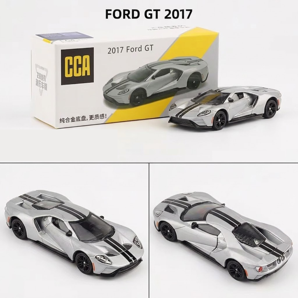 1:64 CCA Ford GT 2017 Silver