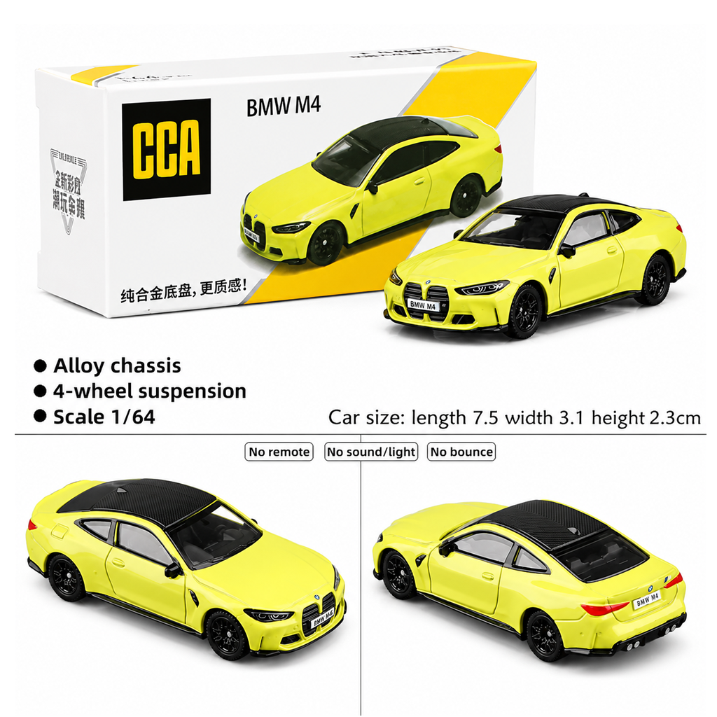 1:64 CCA BMW M4 Yellow