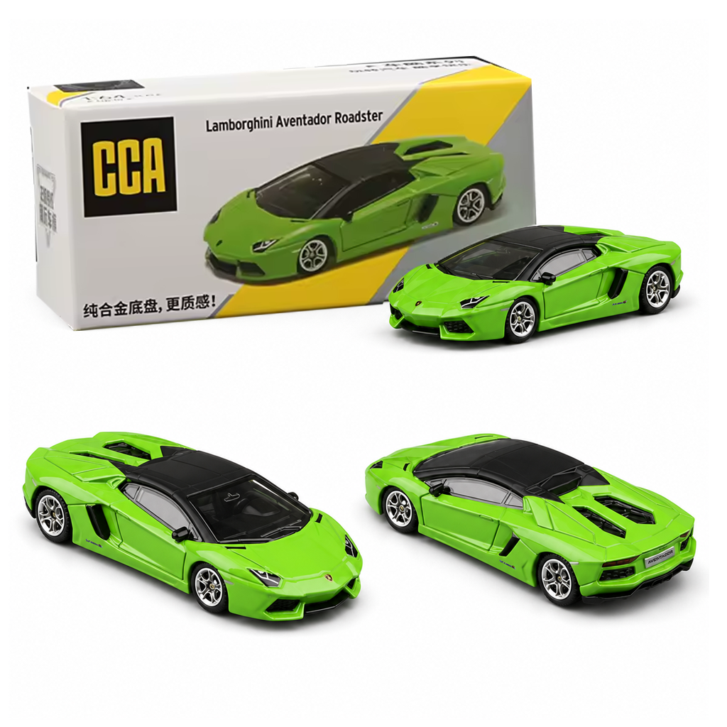 1:64 CCA Lamborghini Aventador Roadster Green