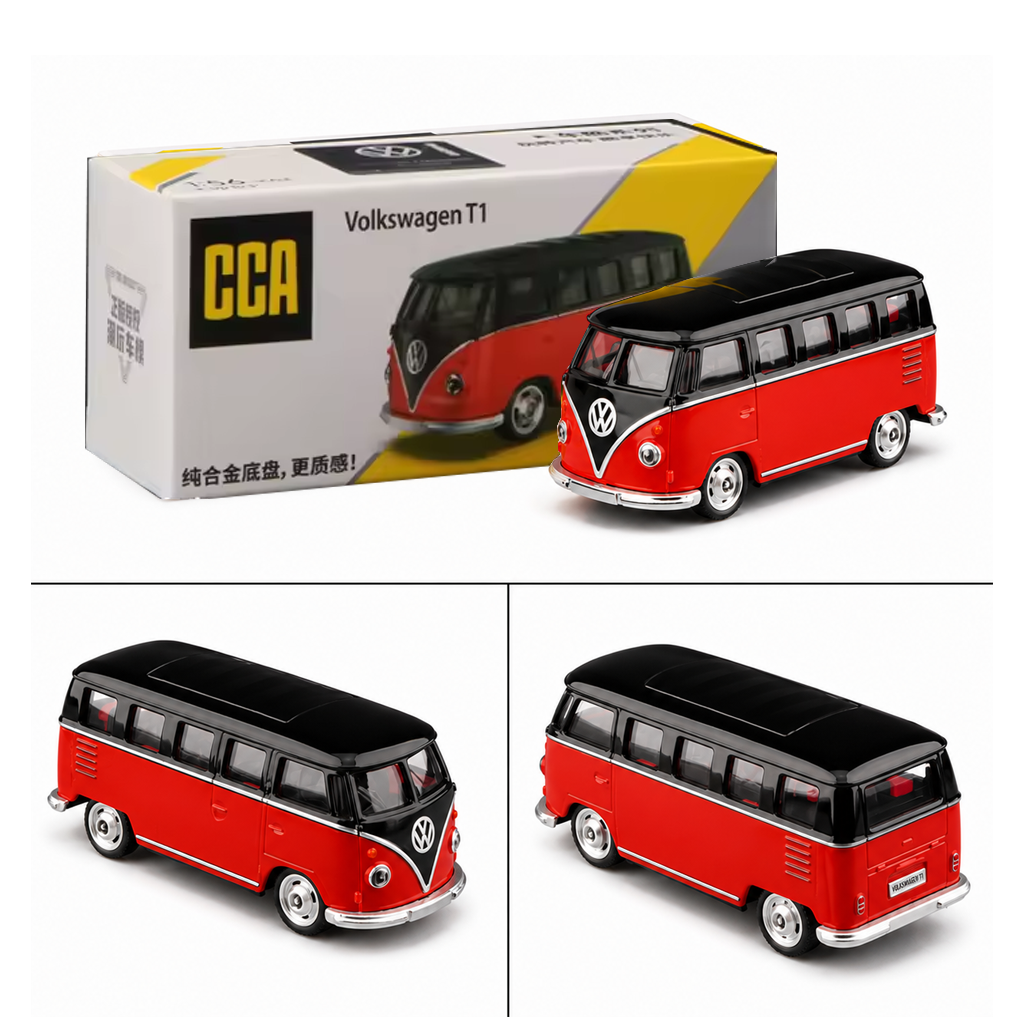 1:64 CCA Volkswagen T1 Bus Red