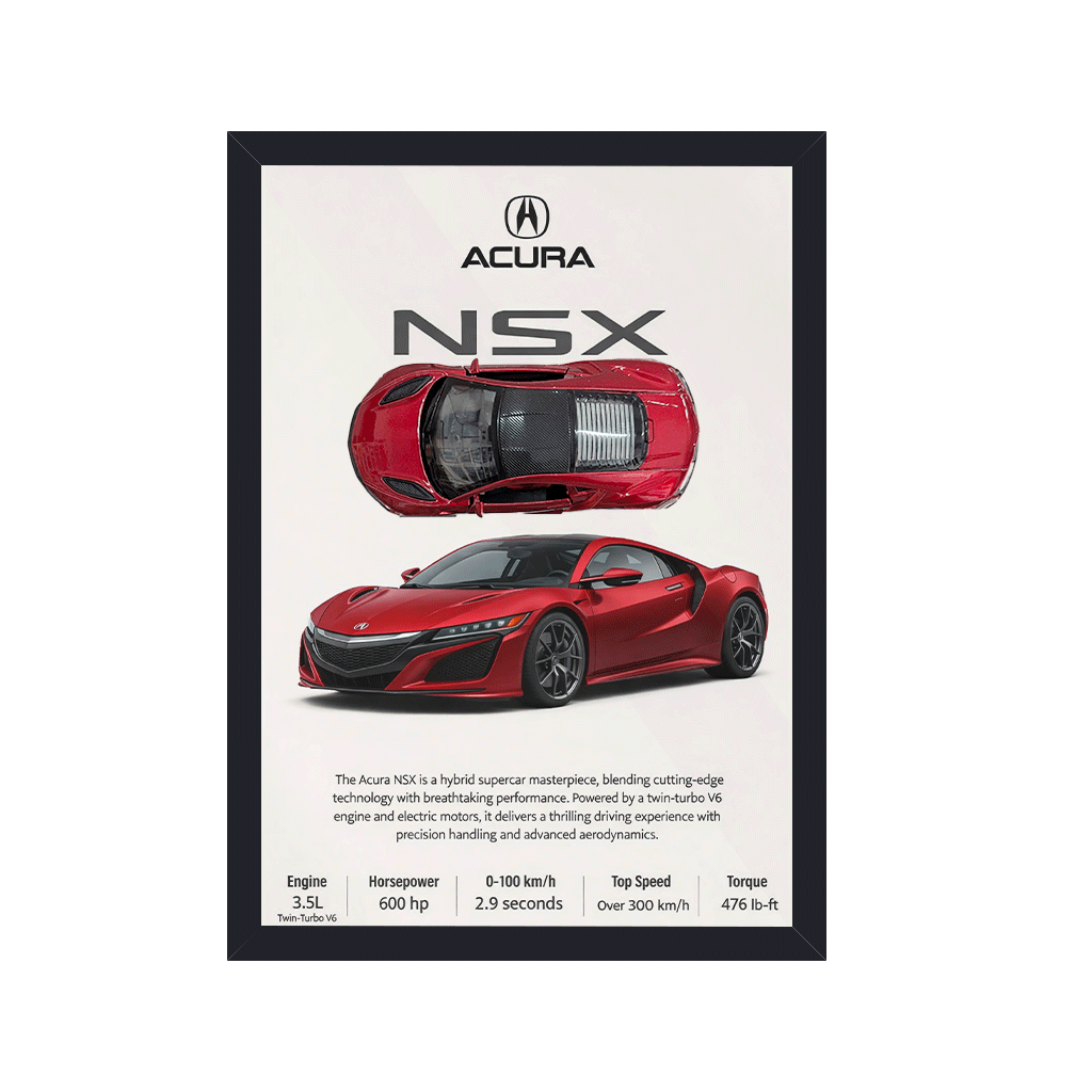 A4 3D Car Frame – Horizon Performance