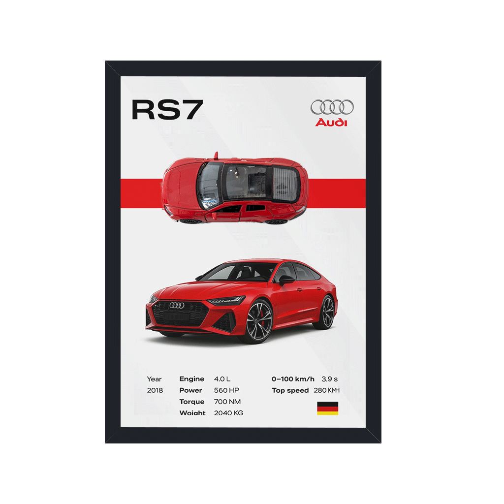 A4 3D Car Frame – Motorsport Elite
