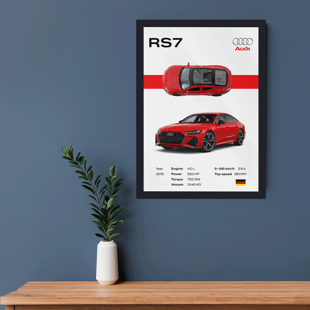 A4 3D Car Frame – Motorsport Elite