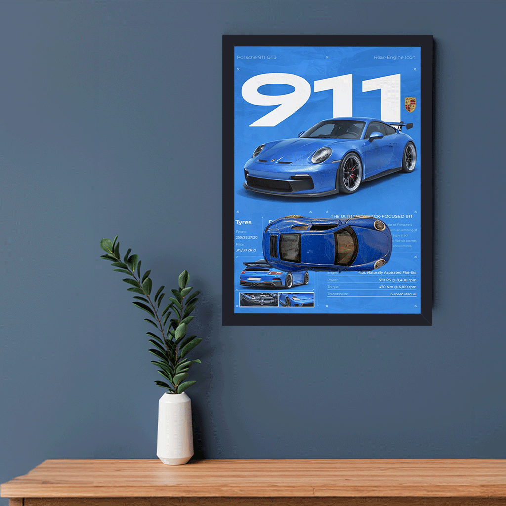 A4 3D Car Frame – Thunder Spec