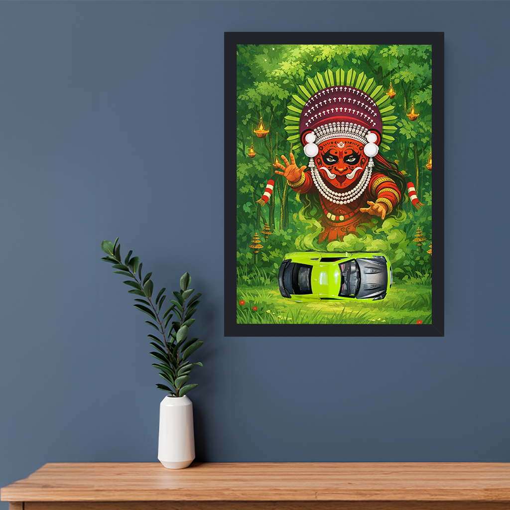 A4 3D Car Frame – Art Series 1