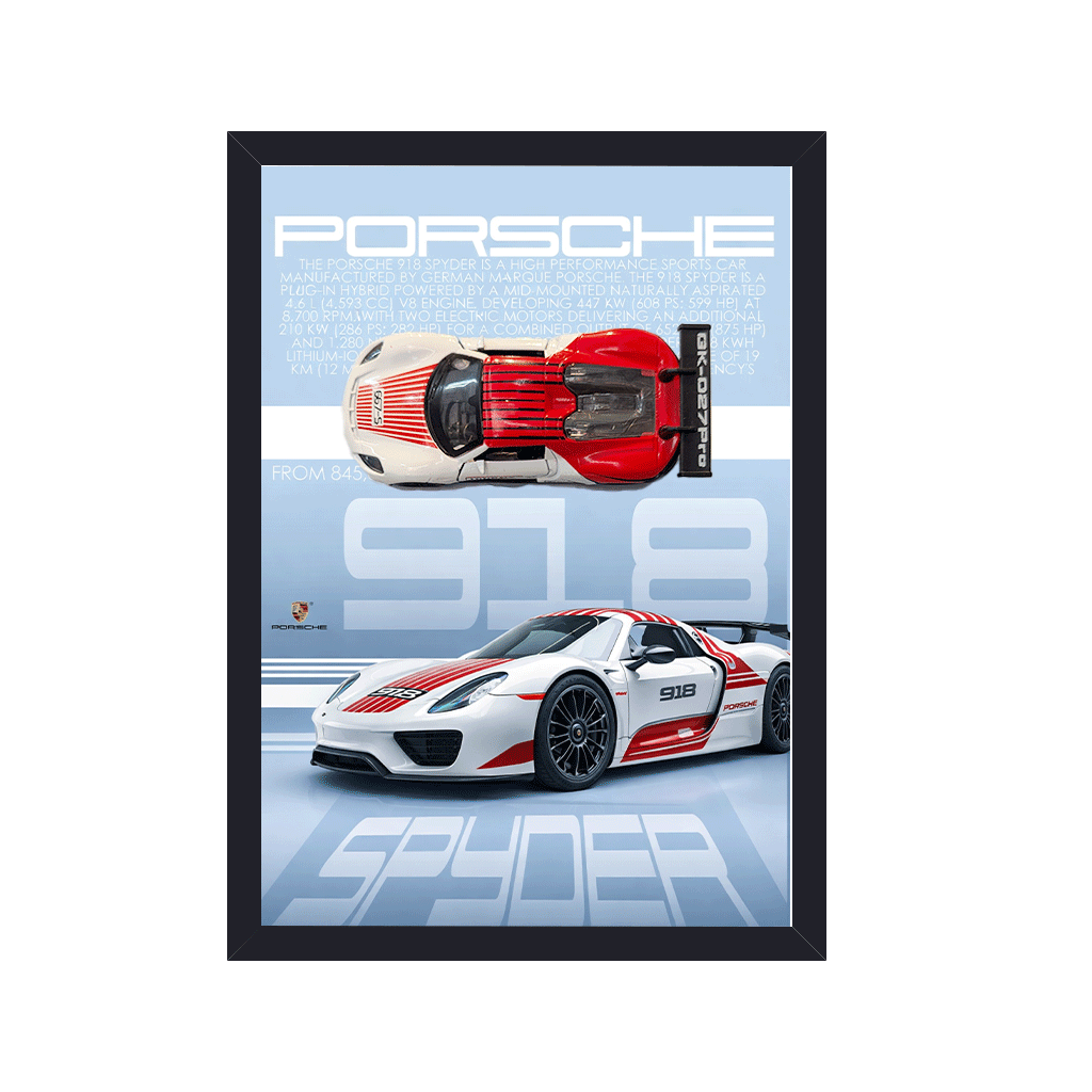 A4 3D Car Frame – Road Fury