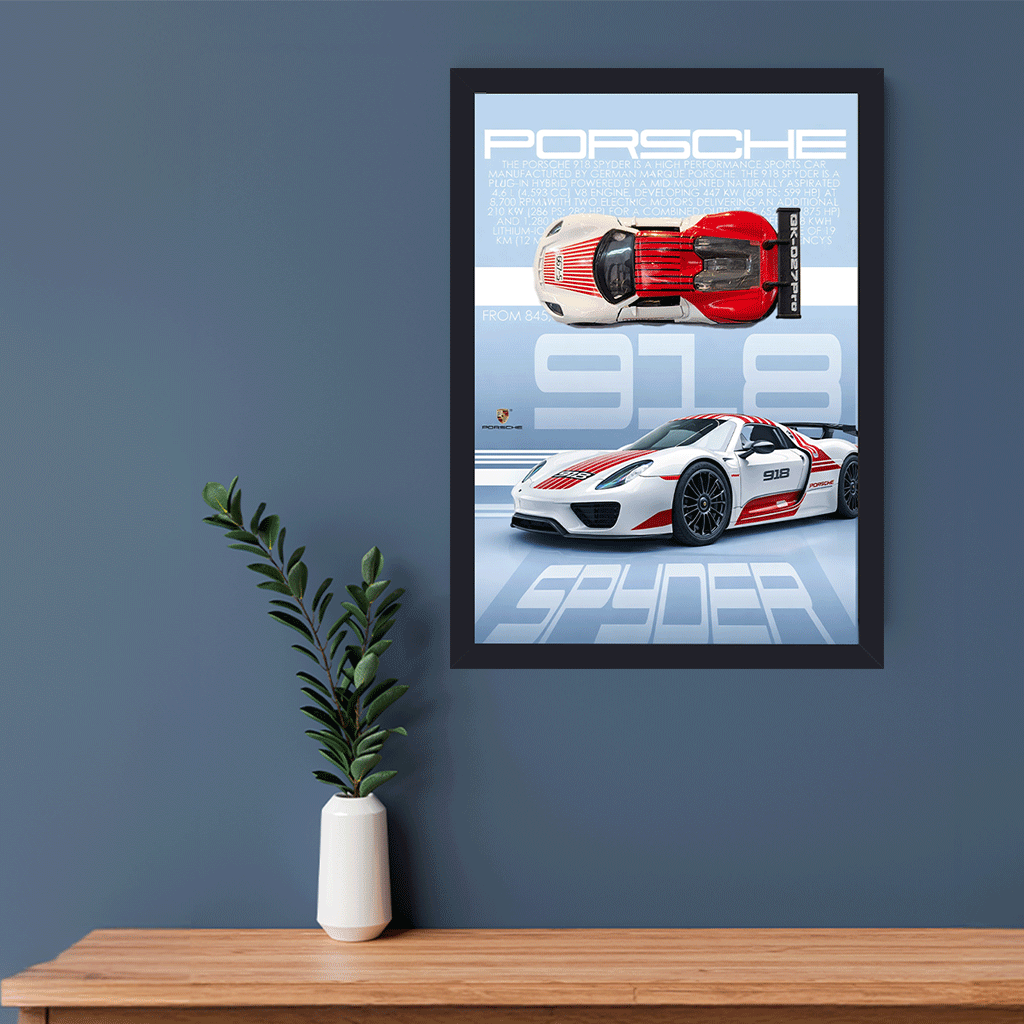 A4 3D Car Frame – Road Fury