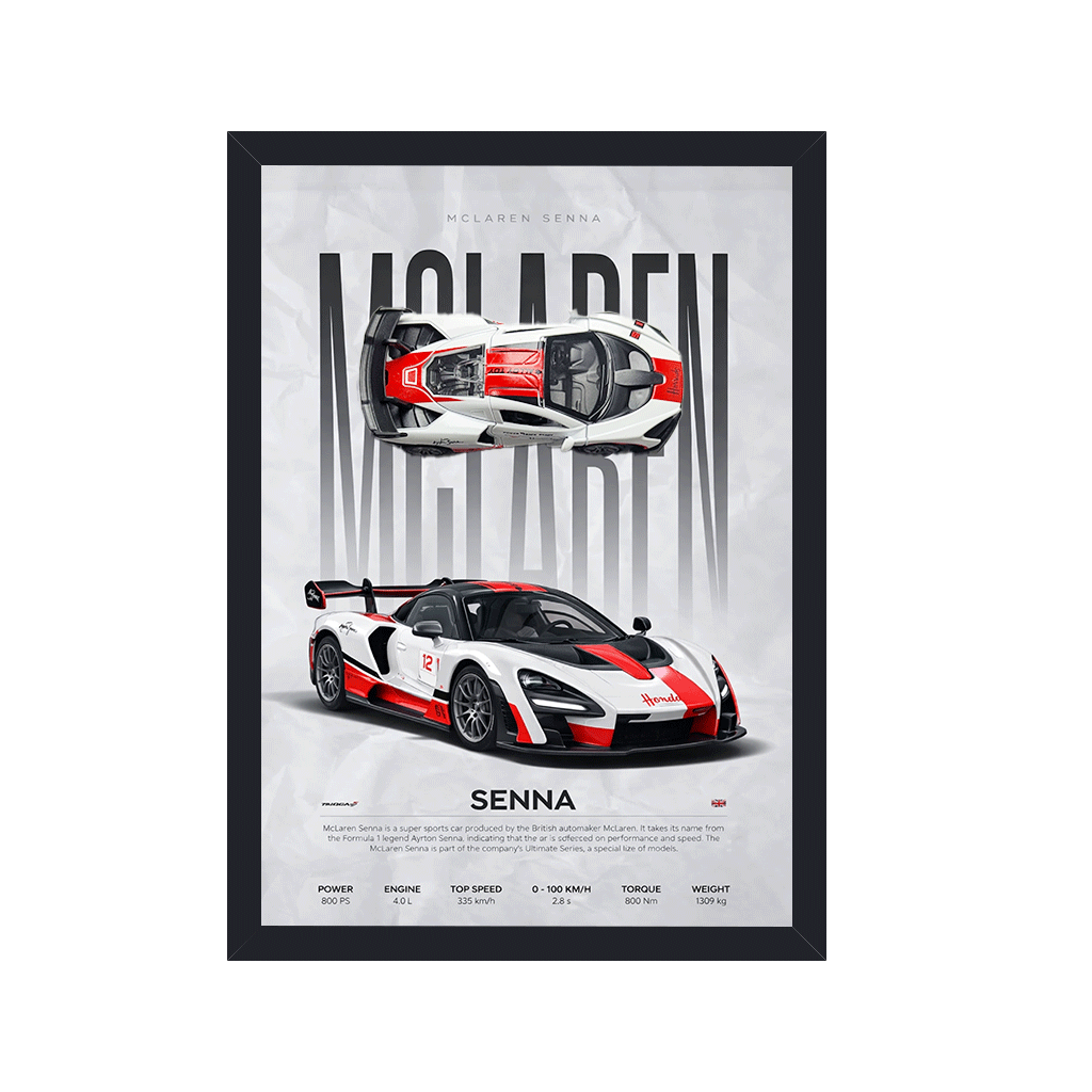 A4 3D Car Frame – Apex Series