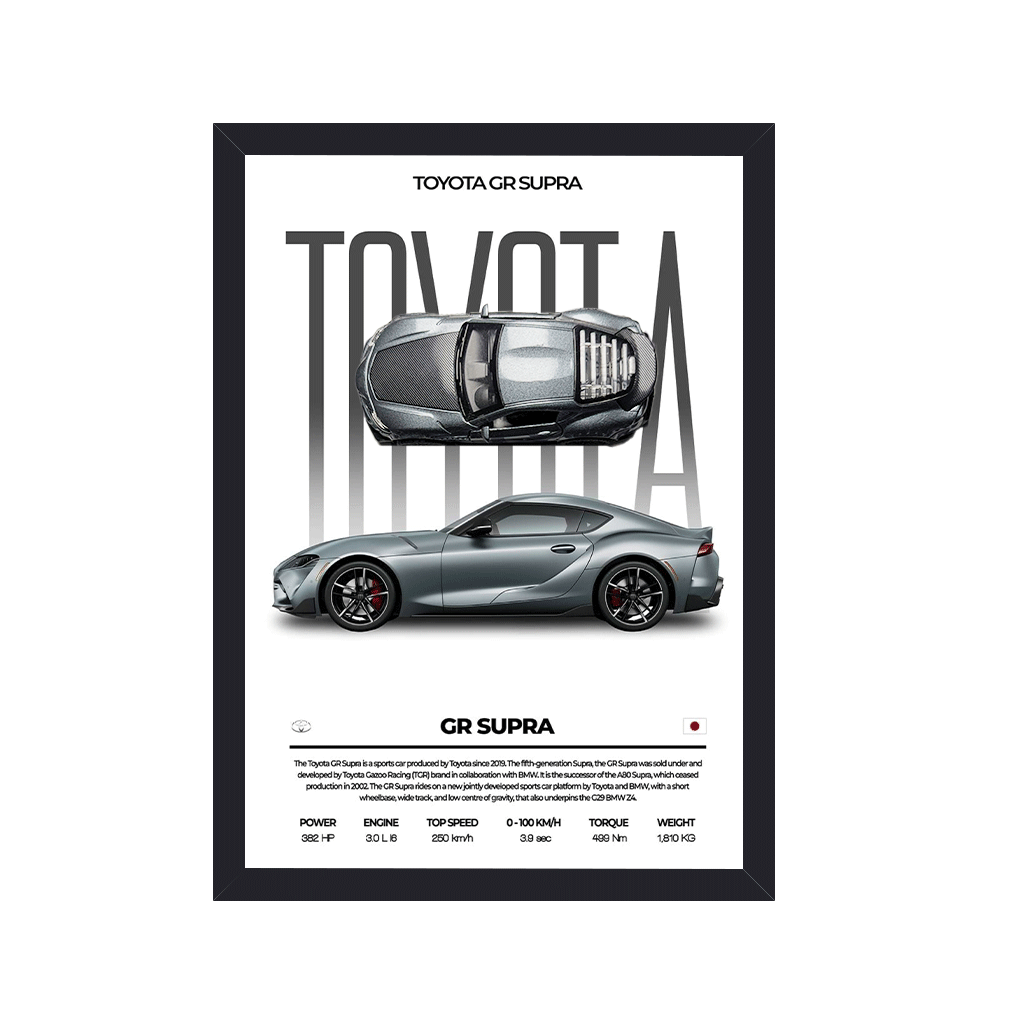 A4 3D Car Frame – Turbo Vision