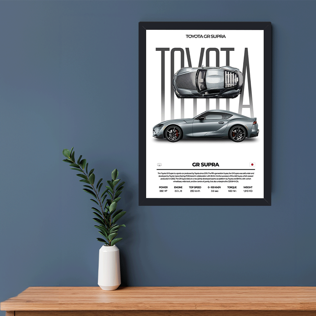 A4 3D Car Frame – Turbo Vision