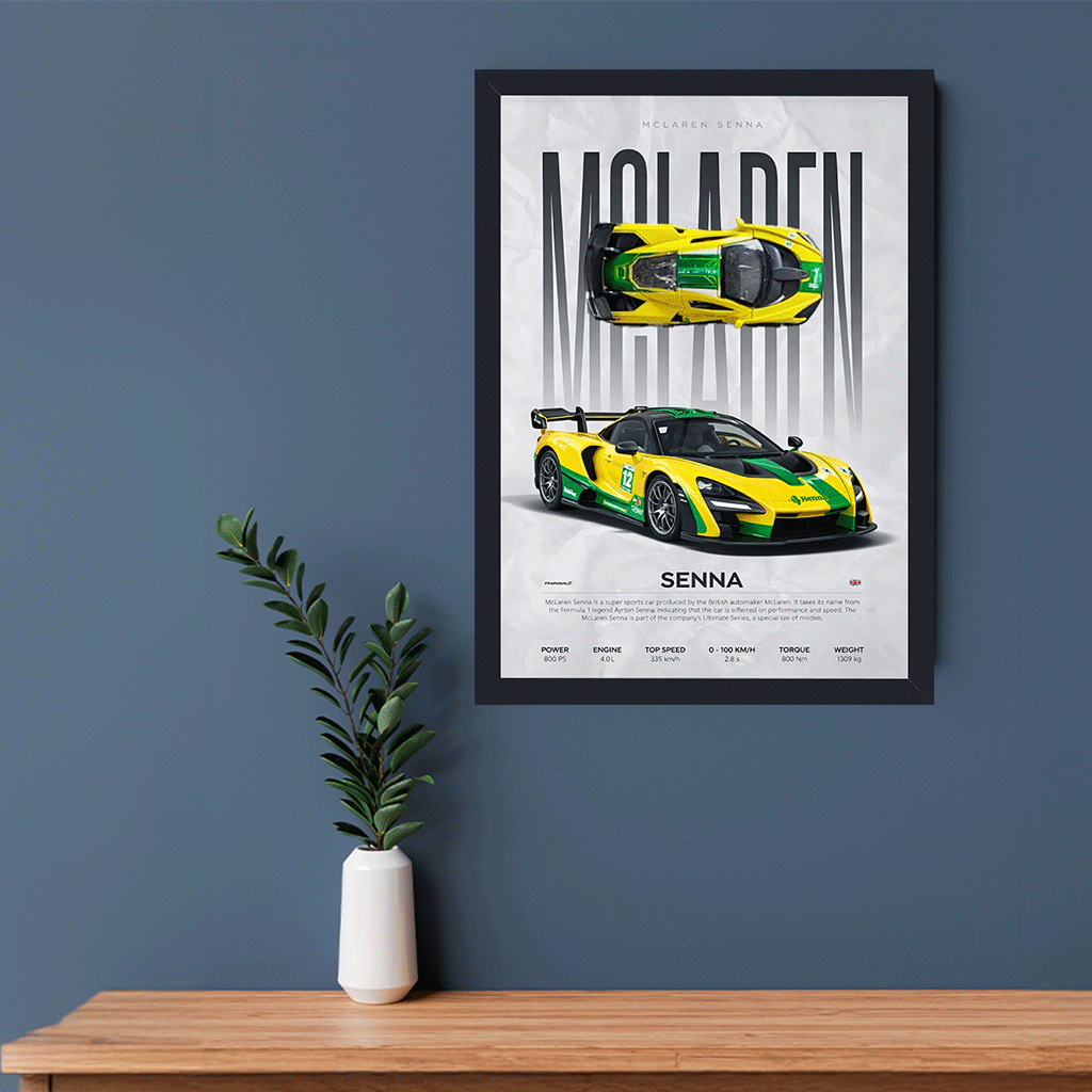A4 3D Car Frame – Driftline Edition