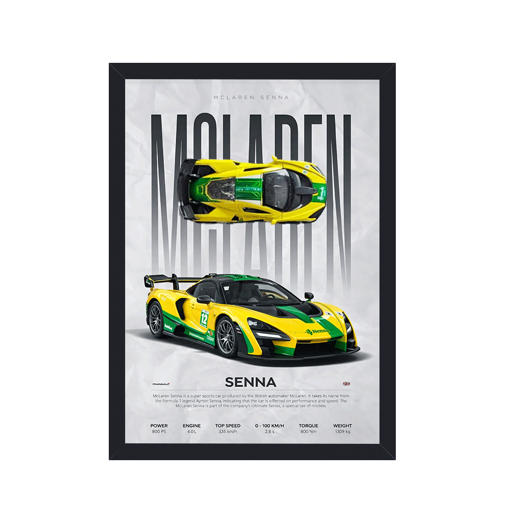 A4 3D Car Frame – Driftline Edition