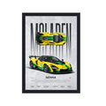 A4 3D Car Frame – Driftline Edition