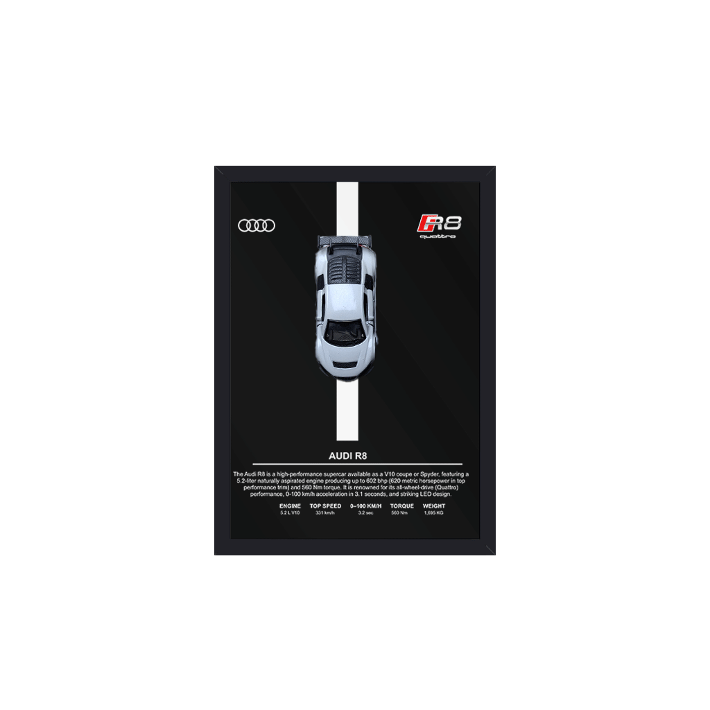 A5 3D Frame – Chrome Spirit