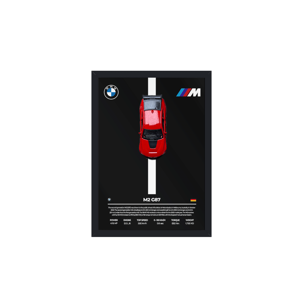 A5 3D Frame – Carbon Style