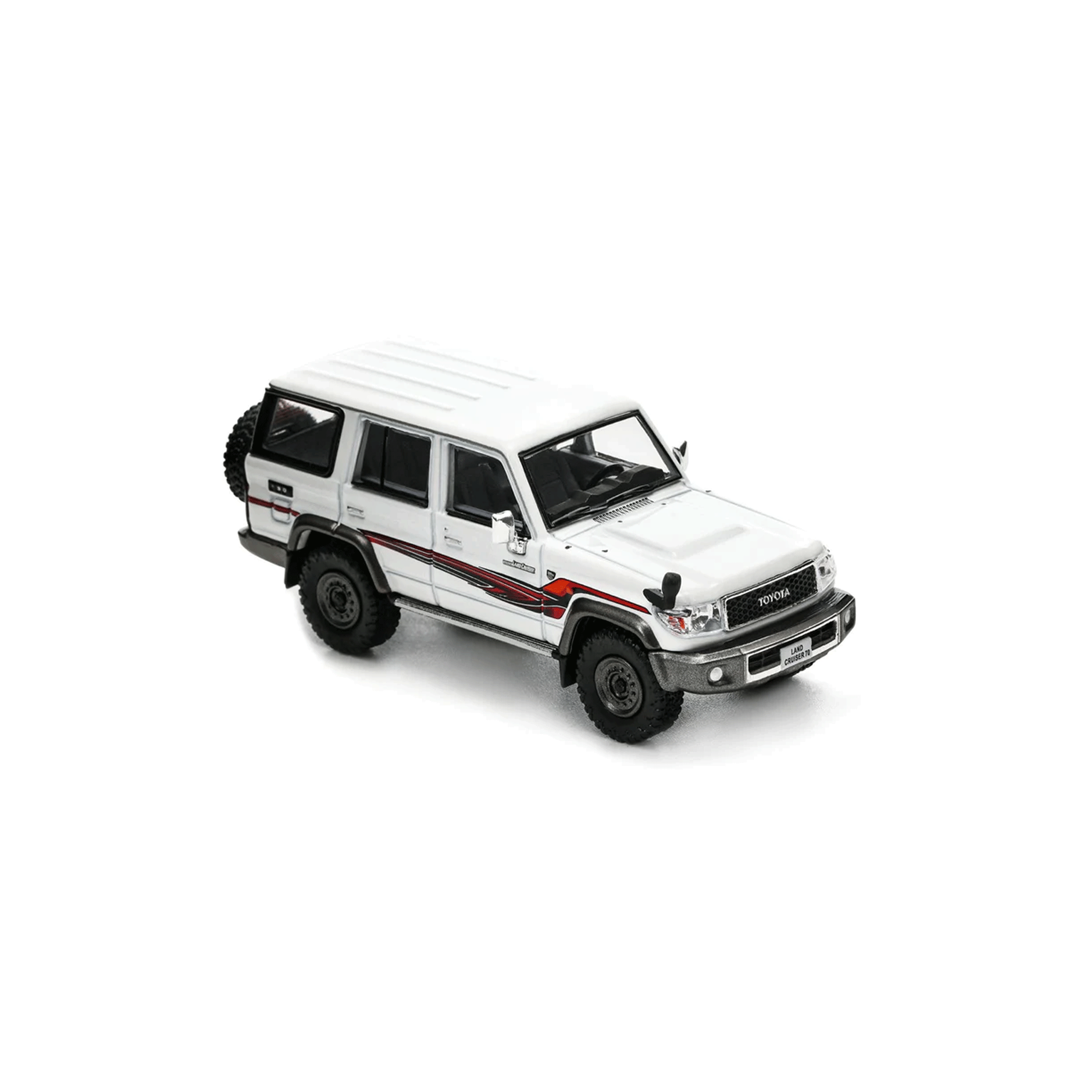 MASSDI  1:64 Toyota Land Cruiser 1994 White