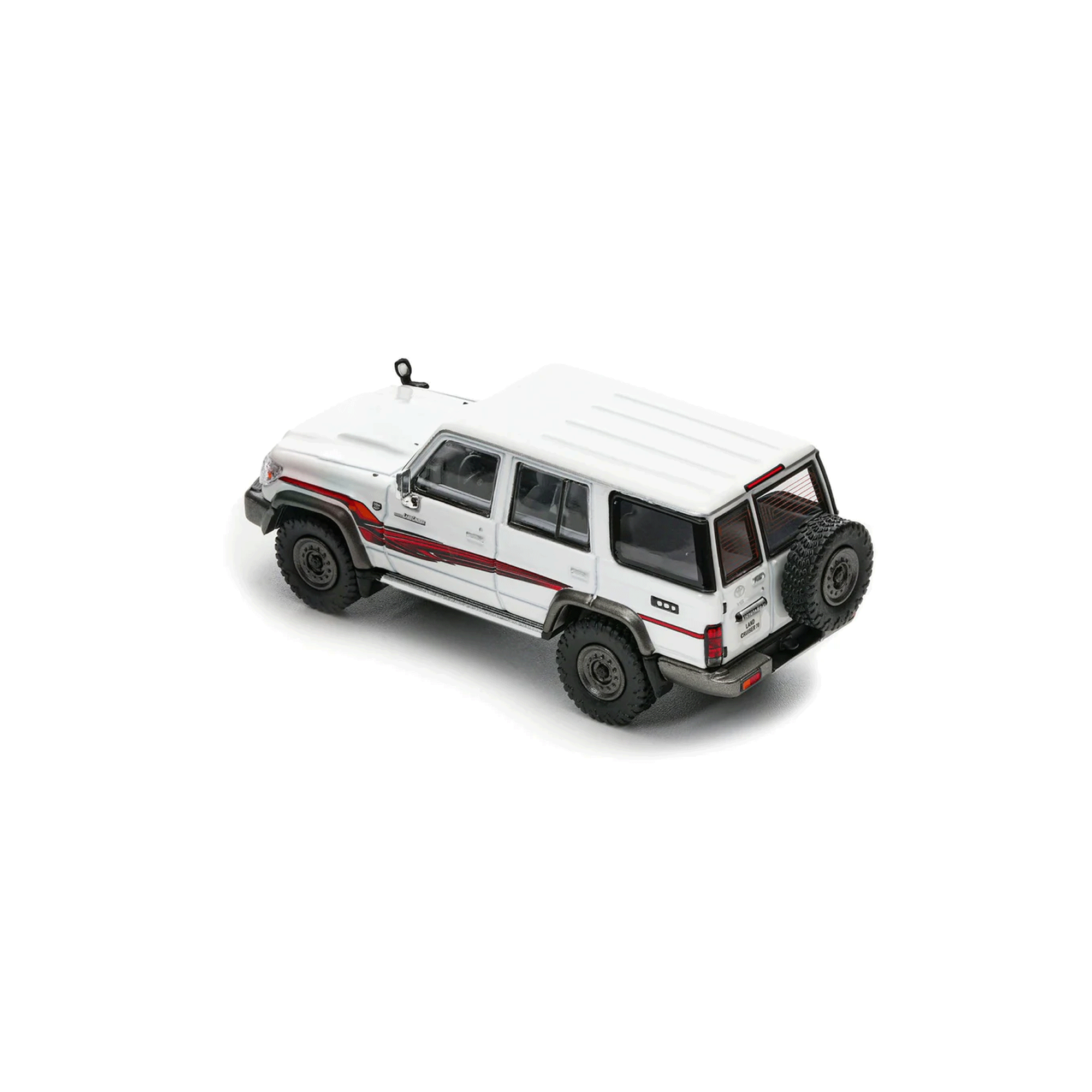 MASSDI  1:64 Toyota Land Cruiser 1994 White