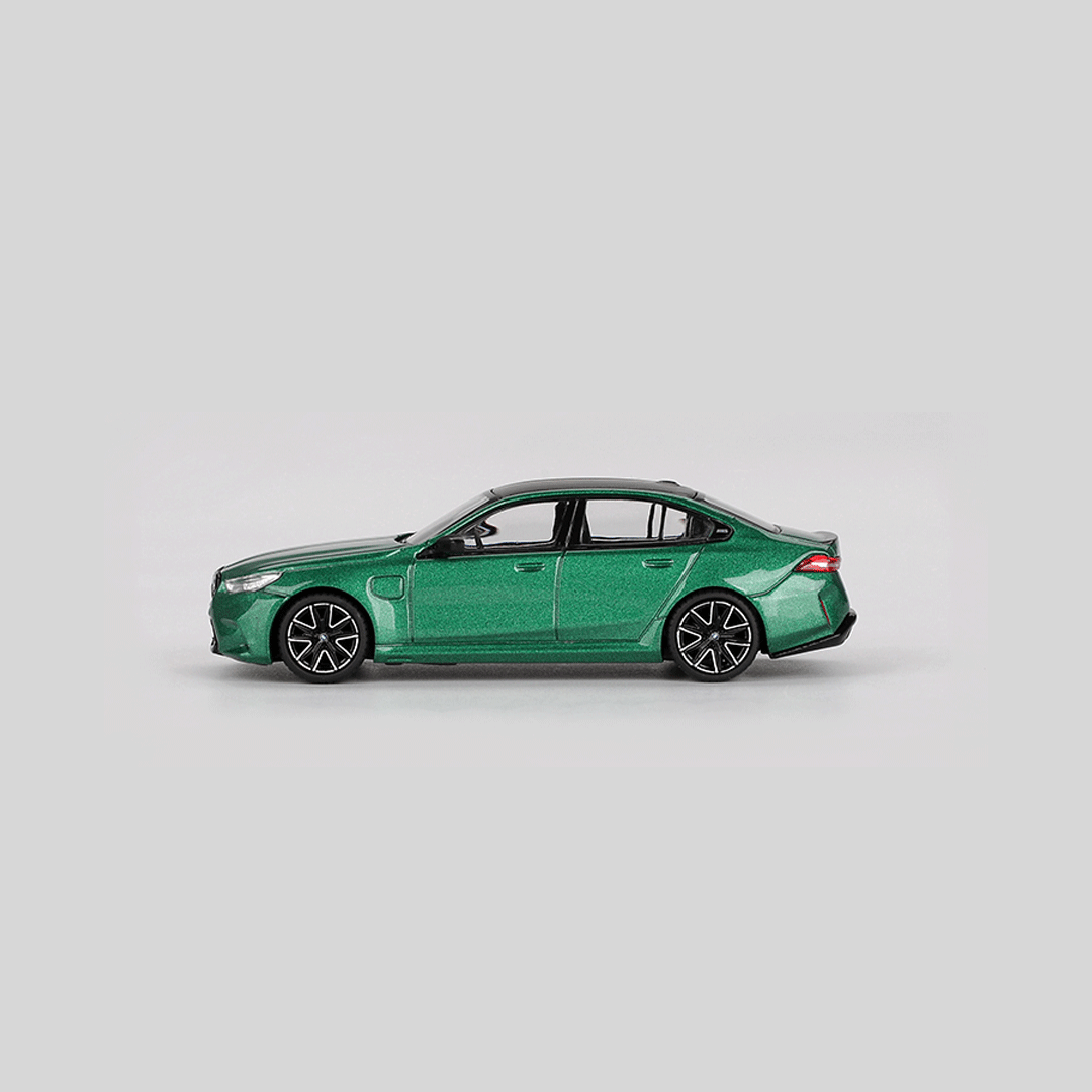 MINI GT BMW M5 Isle of Man Green Metallic