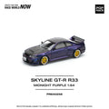 POP RACE 1:64 Nissan Skyline GT-R R33 NISMO Midnight Purple