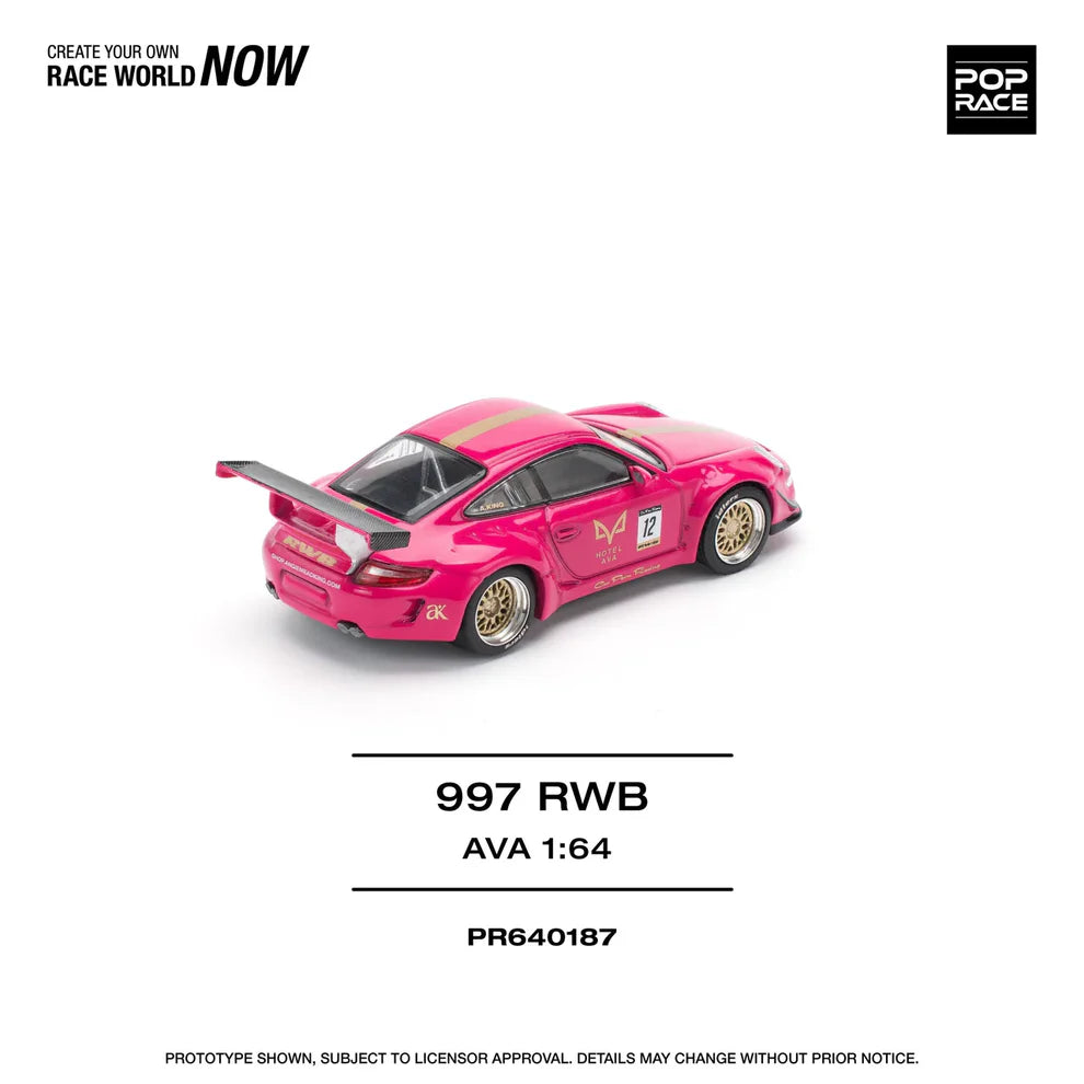 POP RACE 1:64 Porsche 997 RWB AVA