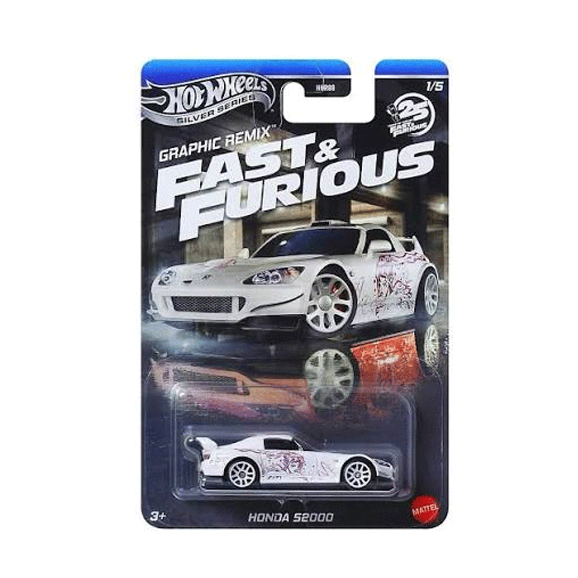 Hot Wheels Silver Series Fast & Furious Honda S2000 1:64