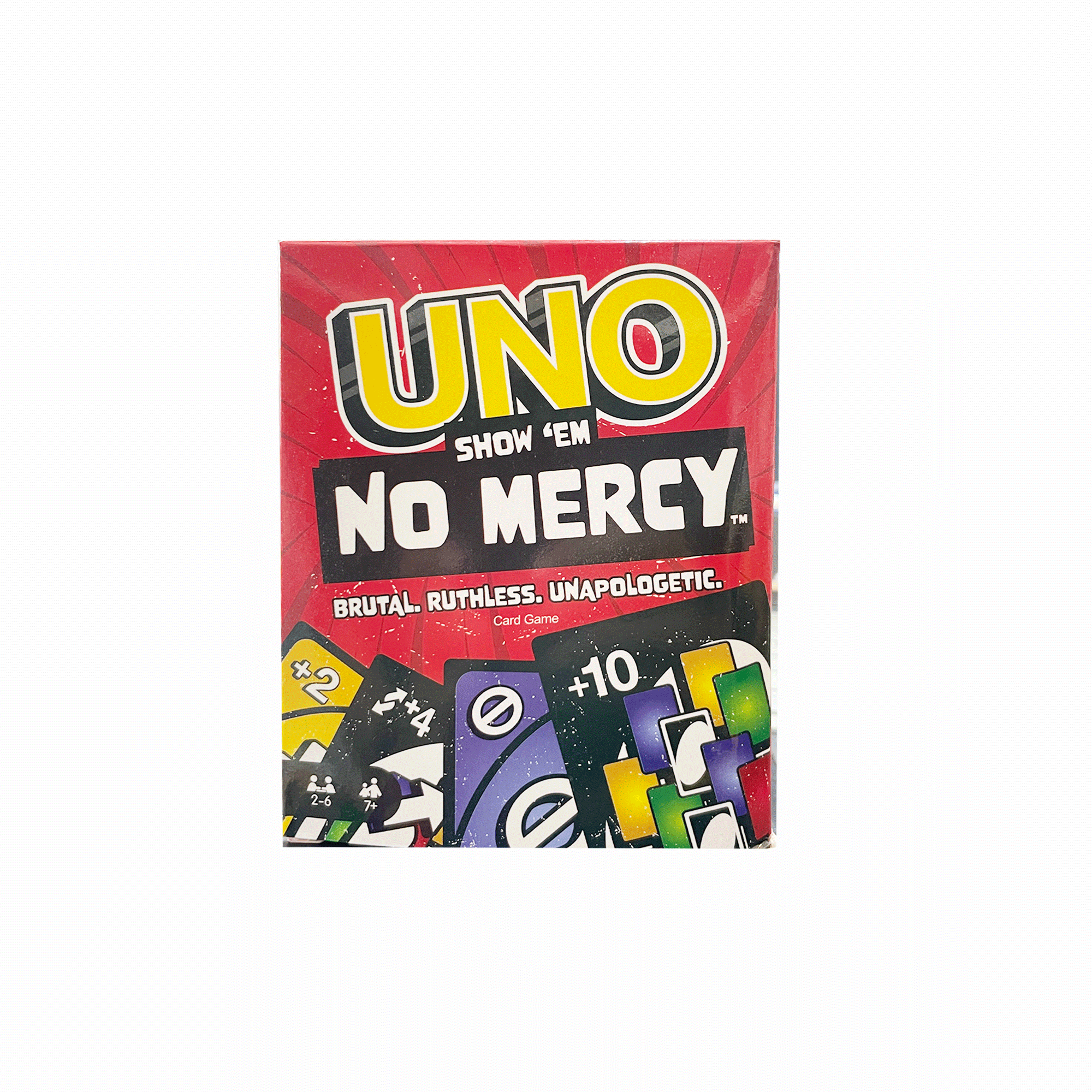UNO Show 'Em No Mercy Card Game | Fast-Paced Family Party Game | Ages 7+