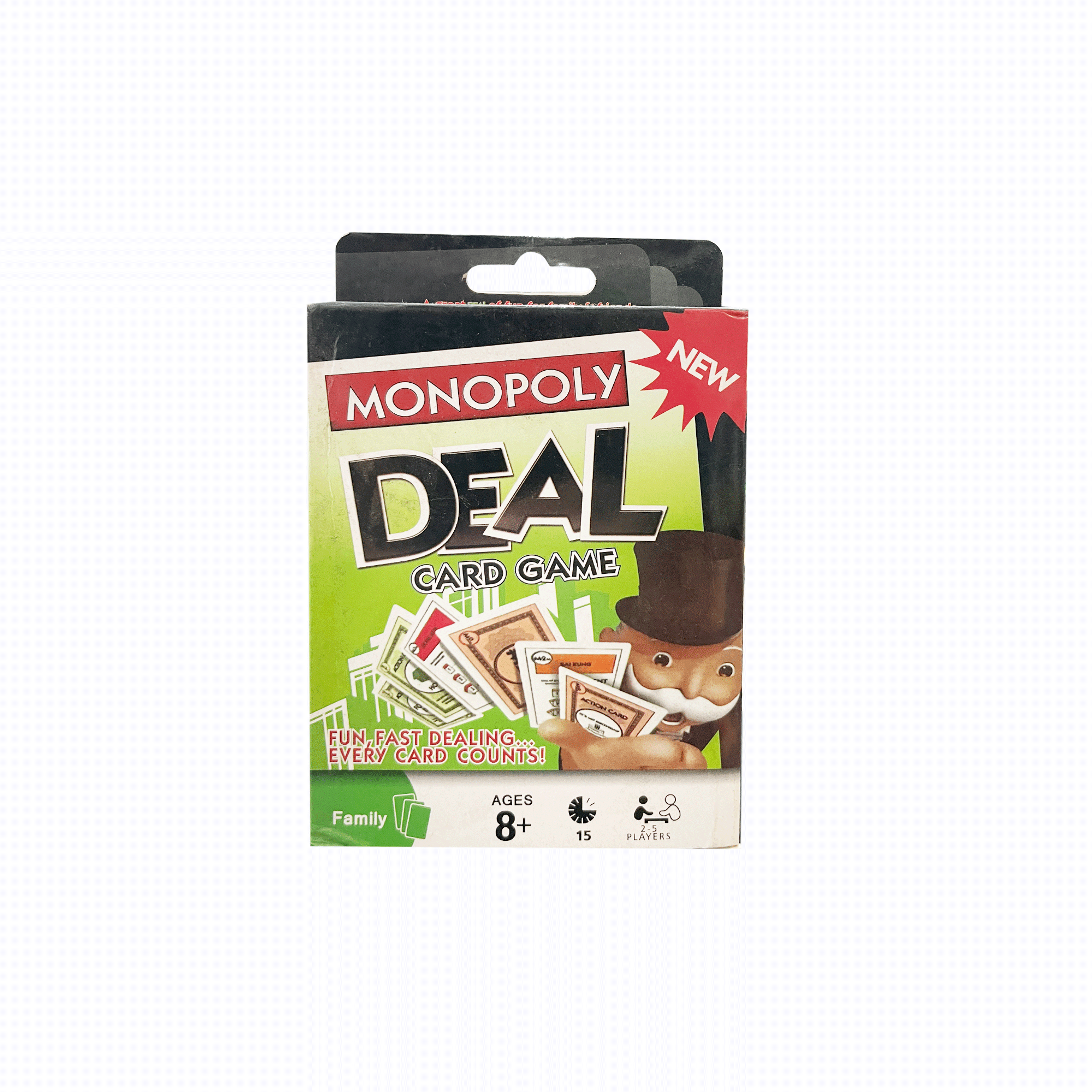 Monopoly Deal Card Game | Fast-Paced Family Card Game | Ages 8+