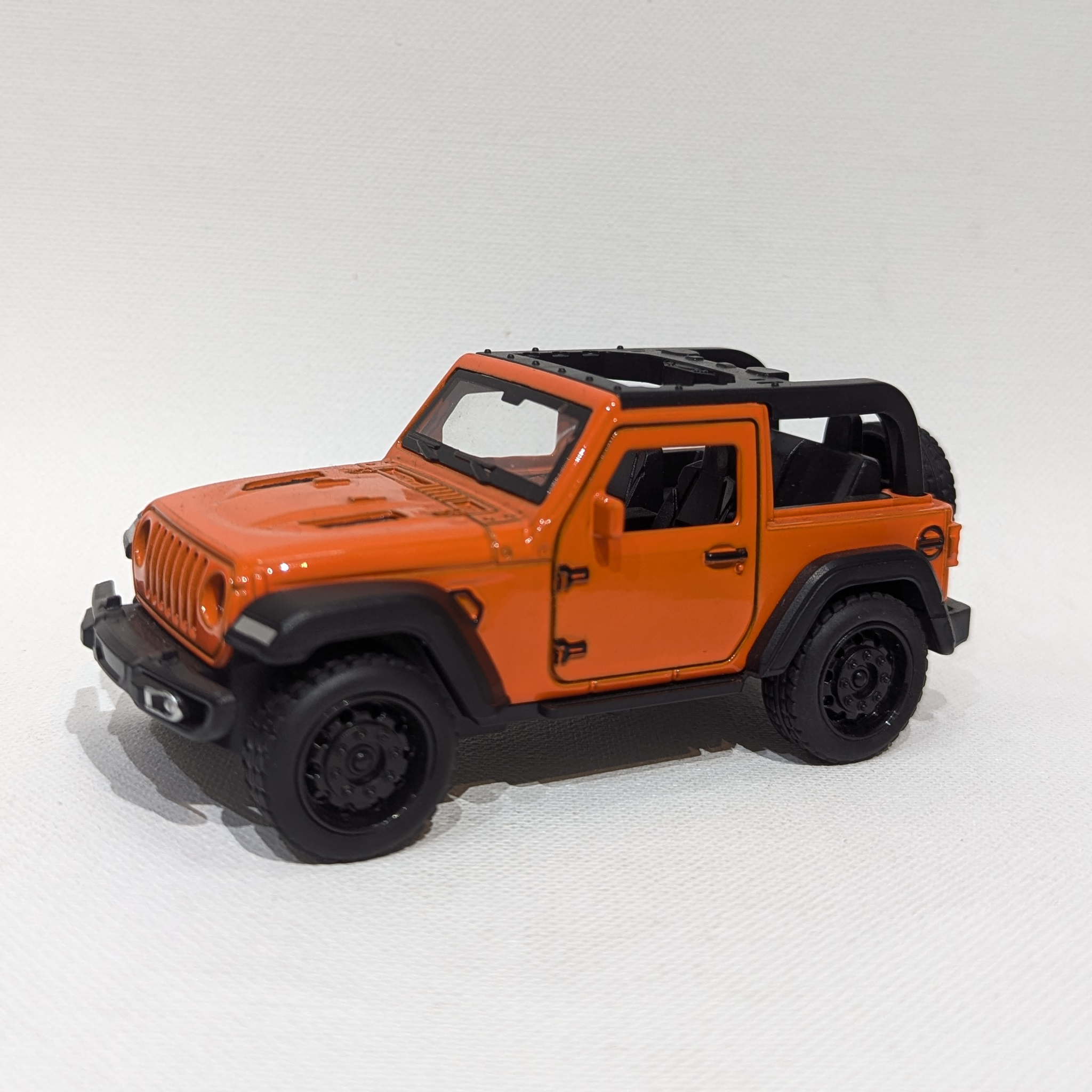 1:36 Open-Top Off-Road SUV Model – Metal Body (Orange)