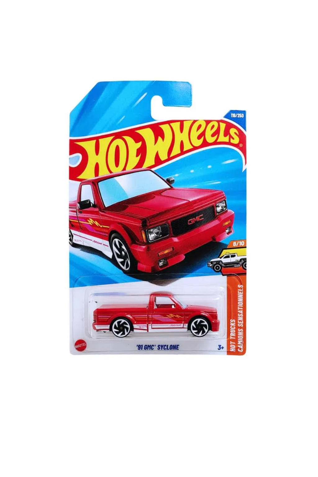 Hot Wheels '91 GMC SYCLONE (Red)