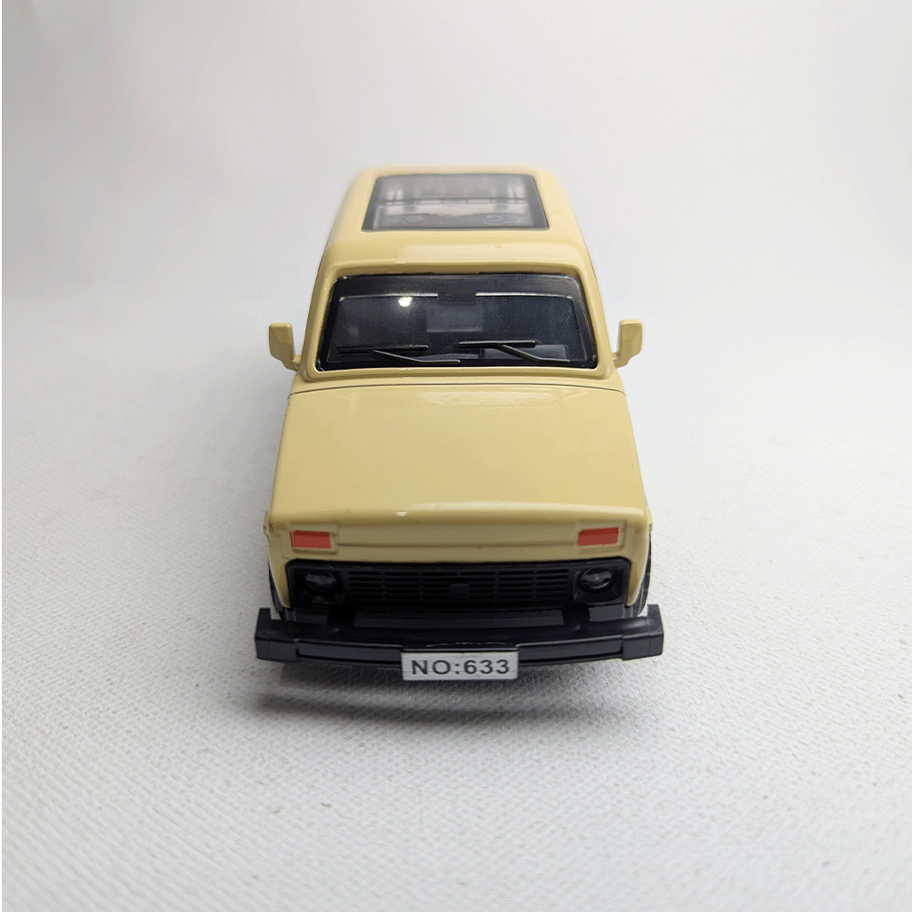 1:36 Lada Niva Metal Diecast Ivory