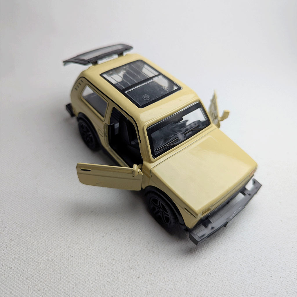 1:36 Lada Niva Metal Diecast Ivory