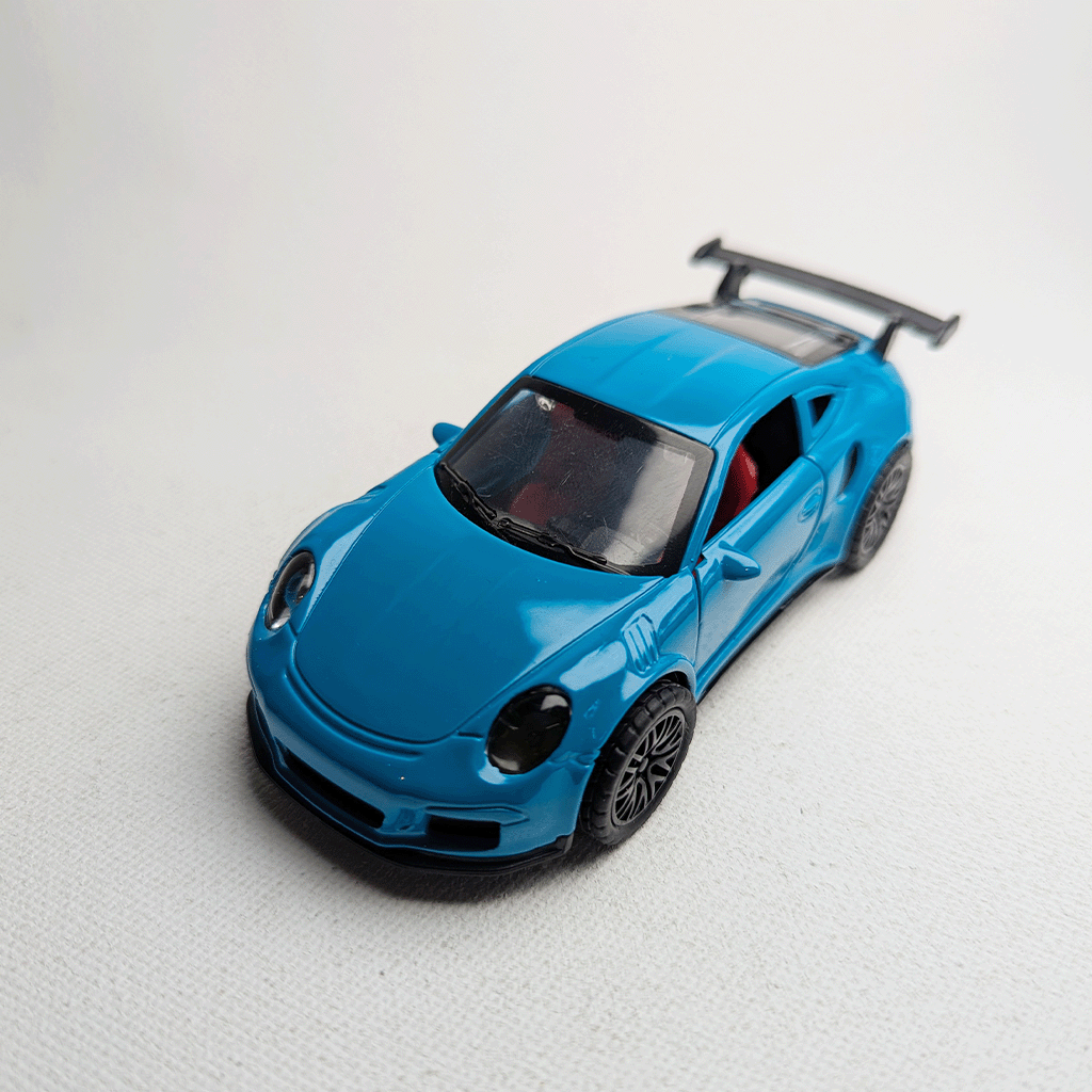 1:36 Porsche Metal Diecast Blue
