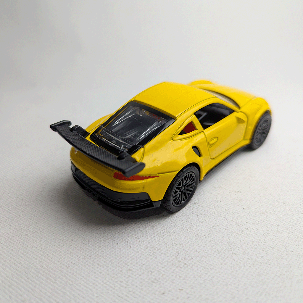 1:36 Porsche Metal Diecast Yellow