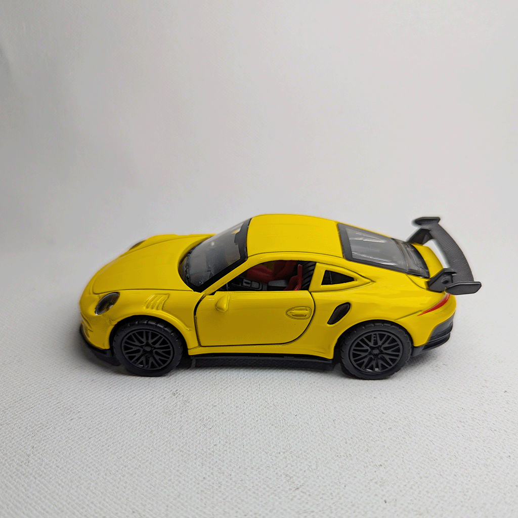 1:36 Porsche Metal Diecast Yellow