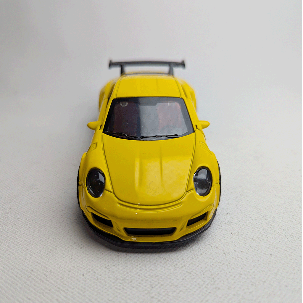 1:36 Porsche Metal Diecast Yellow