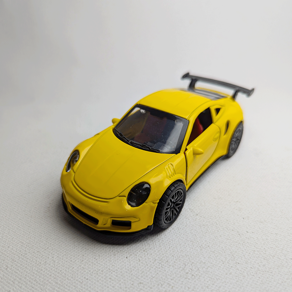 1:36 Porsche Metal Diecast Yellow