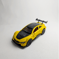 1:36 BMW M4 DTM Metal Diecast Yellow Black