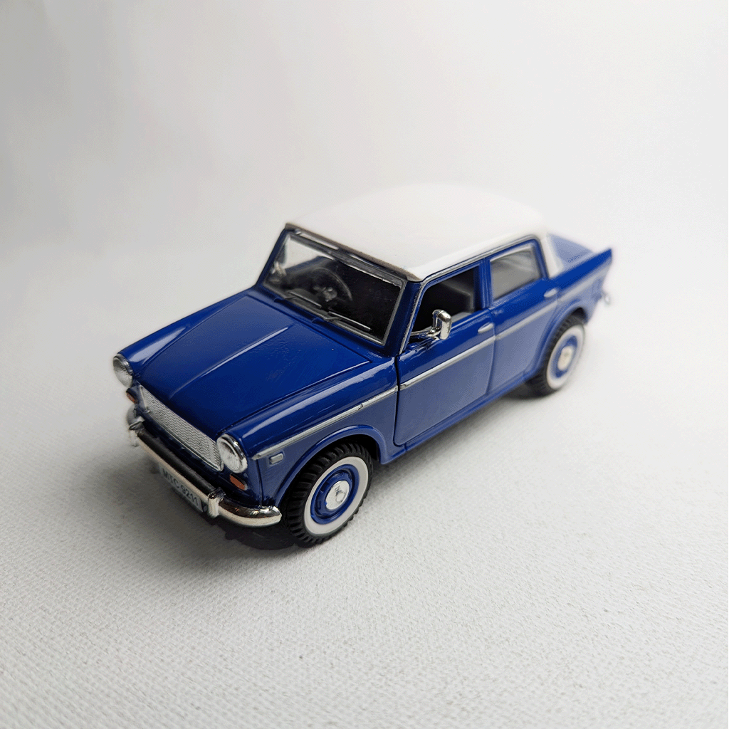 1:36 Padmini Plastic Diecast Blue
