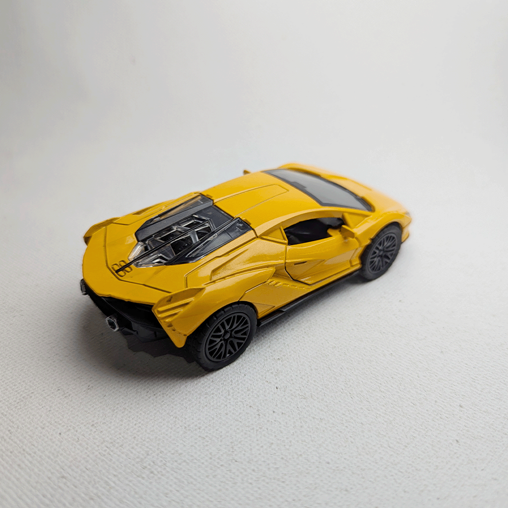 1:36 Lamborghini Metal Diecast Yellow