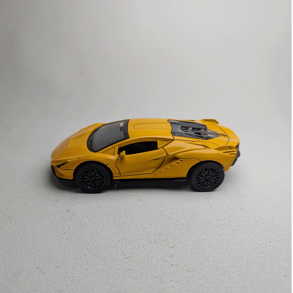 1:36 Lamborghini Metal Diecast Yellow