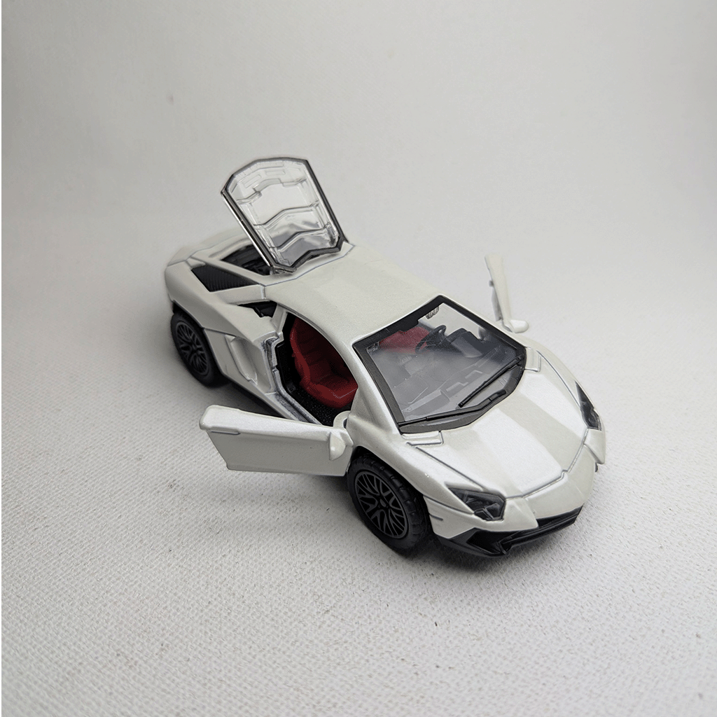 1:36 Lamborghini Metal Diecast White
