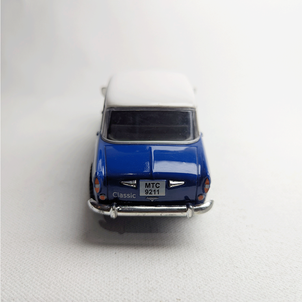 1:36 Padmini Plastic Diecast Blue